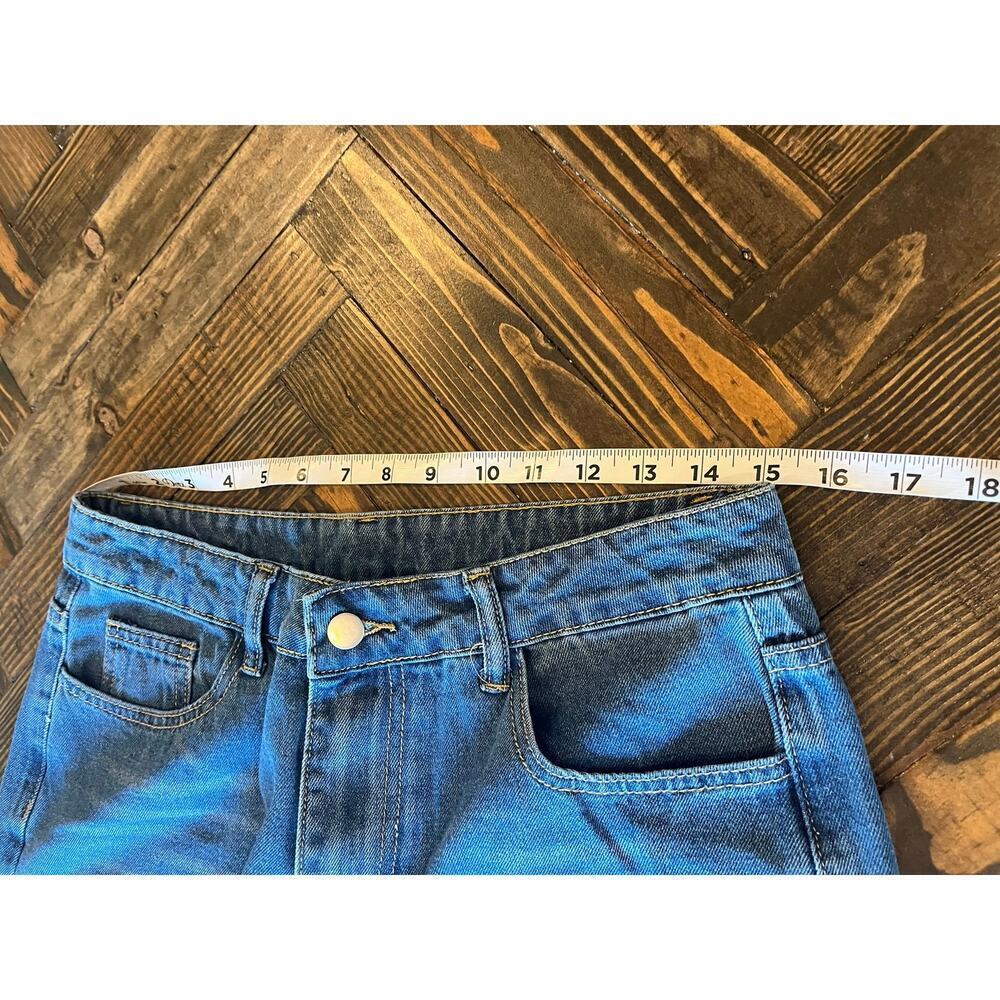 Wide Leg Jeans Women Large 30 Inch Waist Grunge Gorpcore Oversized Hippie Boho - Picture 4 of 10